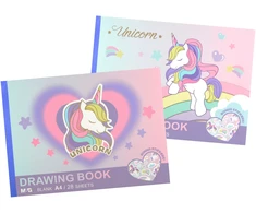 Piešimo sąs. M&amp;G A4 28 Lapai UNICORN 80g