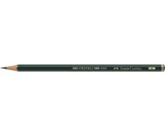 Pieštukas Faber-Castell 9000, H, be trintuko, padrožtas