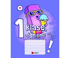 DISCO Pirmoko sąsiuvinis, 12 lapų, linijomis