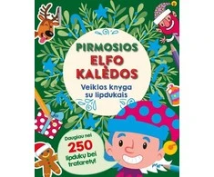 Pirmosios Elfo Kalėdos. Veiklos knyga su lipdukais