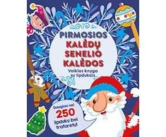 Pirmosios Kalėdų Senelio Kalėdos. Veiklos knyga su lipdukais