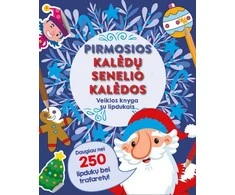 Pirmosios Kalėdų Senelio Kalėdos. Veiklos knyga su lipdukais