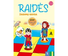 Šviesa Raidės. Žaidimų knyga. 4-6 metų vaikams