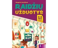 KNYGA Šviesa Raidžių užduotys 5-6 metų vaikams