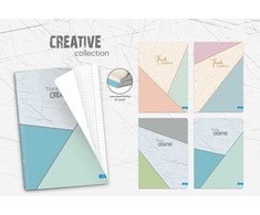 Lastva Sąsiuvinis A4 96lap 70g lang CREATIVE