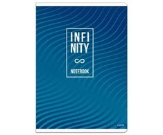 Lastva Sąsiuvinis A5 52lapų 80g linijomis INFINITY