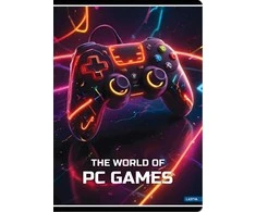 Lastva Sąsiuvinis A5 52lapų 80g linijomis GAME