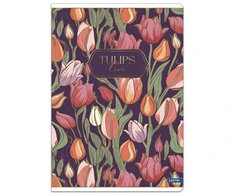 Lastva Sąsiuvinis A5 52lap. 80g TULIPS lang.