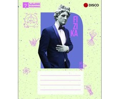DISCO Sąsiuvinis pagalbininkas, fizika, 32 lapų, langeliais
