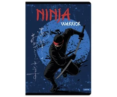 Sąsiuvinis(platus) A5 12 lap. 80 g linija NINJA WARRIOR