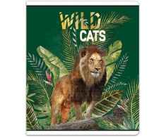 Lastva Sąsiuvinis(platus) A5 12lap 80g lang WILD CATS