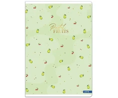 Lastva Sąsiuvinis(platus) A5 48 lap. 80 g linija PASTEL FRUITS