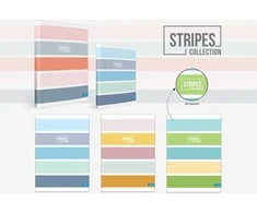 Lastva Sąsiuvinis(platus) A5 48lapų 80g langeliais STRIPES