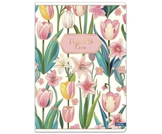 Lastva Sąsiuvinis(platus) A5 60 lap. 80 g linija TULIPS