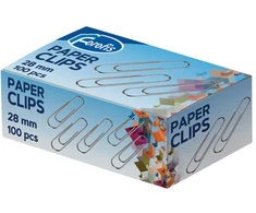 Sąvaržėlės 28mm FOROFIS nikeliuotos apvalios 100pcs /pop dėžutė