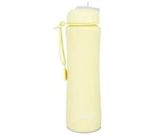 Silikoninė gertuvė COOLPACK, 600 ml, pastelinės geltonos spalvos