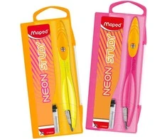 Skriestuvas dėžutėje Maped Study Neon, 2 dalių rinkinys