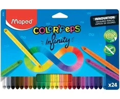 Spalvotas pieštukas Maped Infinity 24vnt.
