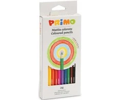 Spalvoti pieštukai PRIMO, 24 spalvų
