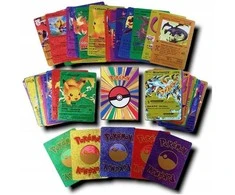 Spalvotos pokemon kortos 55 vnt ,nekolekcinės (analogas)