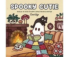 Spooky Cutie. Miela ir kiek šiurpi spalvinimo knyga