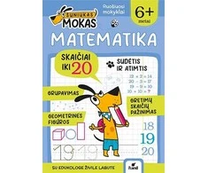 KNYGA Šuniukas Mokas. Matematika nuo 6 m.