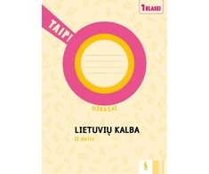KNYGA Šviesa Lietuvių kalba. Užrašai 1 klasei, 2 dalis (serija „TAIP!“)