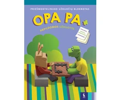 KNYGA Šviesa OPA PA+. Priešmokykl. užd. bloknotas. Papildomos užduotys