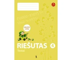 KNYGA Šviesa Riešutas. Testai 4 klasei (atnaujinta) (serija „ŠOK“)