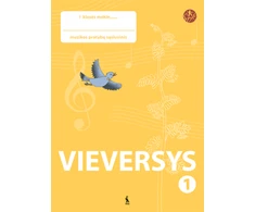 KNYGA Šviesa Vieversys. Muzikos pratybų sąsiuvinis 1 klasei (serija „ŠOK“)