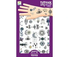 KNYGA Djeco Tatuiruotės - Mistinis (50+ tatuiruočių) ( DJ09252 )