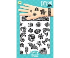 KNYGA Djeco Tatuiruotės - Polinezija (50+ tatuiruočių) ( DJ09248 )