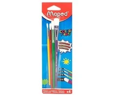 Maped Teptukų rinkinys ColorPeps sintetinis apvalus 04+10+14+plokščias 14 4vnt.