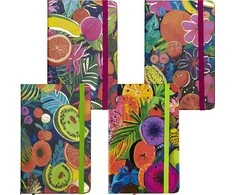 Užrašų knygelė A6, kietu viršeliu, linija, Fruits, 80 lapų