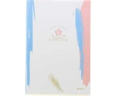 Užrašų knygelė M&amp;G Sakura 13.8x20.2cm languotas 72 lapų plastikiniais viršeliais