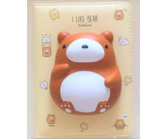 Užrašų knygelė Squishi Bear, 128 lapų