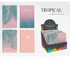 Lastva Užrašų knygutė A6 96lapų 70g langeliais TROPICA