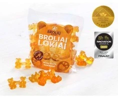 Vaisių sulčių guminukai „Broliai lokiai“, 100g