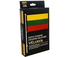 Vėliava Lietuvos trispalvė 100*170 cm siūta (k)