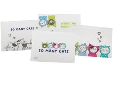 Vokas su užtrauktuku M&amp;G So Many Cats A5 skaidrus rinkinys