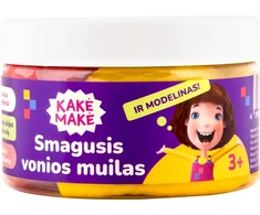 Vonios modelinas - muilas KAKĖ MAKĖ, 300g, geltonas - raudonas