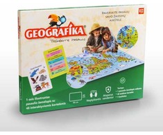 Unikplay Edukacinis stalo žaidimas Geografika Tyrinėk pasaulį, lietuvių kalba