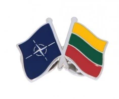ŽENKLIUKAS NATO IR LIETUVOS VĖLIAVOS