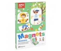 APLI KIDS Magnetinis žaidimas dėlionė SEZONAI, 17160