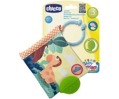 Chicco BABY SENSES minkšta knygutė-kramtukas 1-2-3, 00072376000000