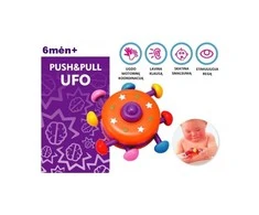 Interaktyvus „Brain Builders" žaidimas „UFO“ 6mėn+ / Push and Pull UFO