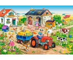 Castorland Dėlionė 40 vnt. - Gyvenimas fermoje