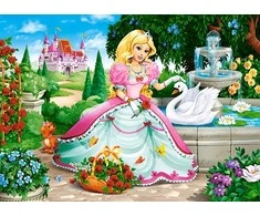 Castorland Dėlionė 60 vnt. - Princesė su gulbe