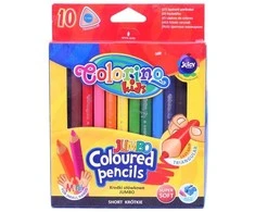 COLORINO CREATIVE JUMBO trikampiniai spalvoti pieštukai 12 spalvų ir drožtukas, 55826PTR