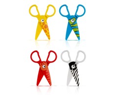 COLORINO CREATIVE žirklės 12,5 cm, 37275PTR